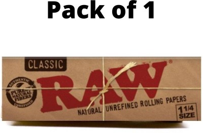 RAW CLASSIC Rolling Paper(Pack of 1)