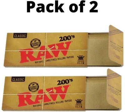 RAW CLASSIC Rolling Paper(Pack of 3)