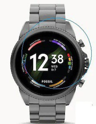 VPrime Edge To Edge Screen Guard for EM:-Fossil Gen 6 (44mm)(Pack of 2)