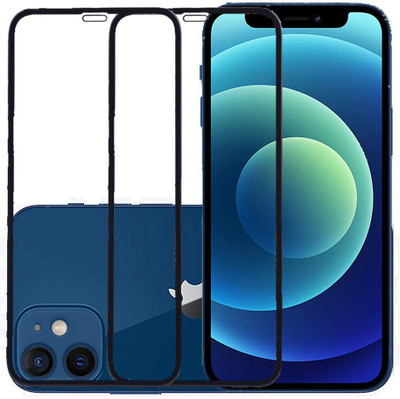 KARTRAY Edge To Edge Tempered Glass for Apple iPhone 12 Mini(Pack of 2)