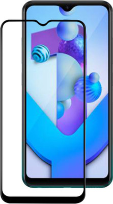 SecureSmarty Edge To Edge Tempered Glass for vivo Y1s(Pack of 1)