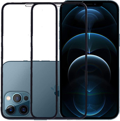 KARTRAY Edge To Edge Tempered Glass for Apple iPhone 12 Pro Max 6.7''(Pack of 2)