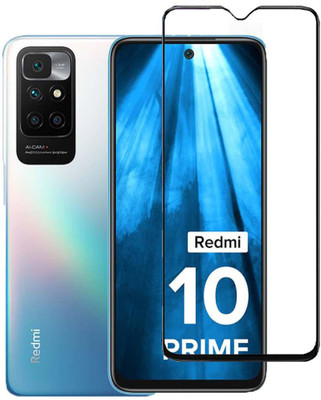 GORILLA PRO Edge To Edge Tempered Glass for Redmi 10 Prime(Pack of 1)