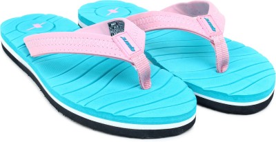 Sparx Women Flip Flops(Blue , 4)