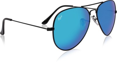 Resist Aviator Sunglasses(For Men & Women, Grey, Blue)