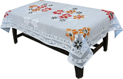 Flavio Interiors Floral 4 Seater Table Cover(Multicolor, Polyester)