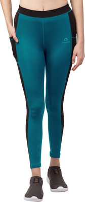 Kopykat Color Block Women Blue Tights