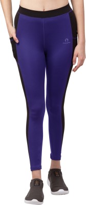 Kopykat Color Block Women Blue Tights