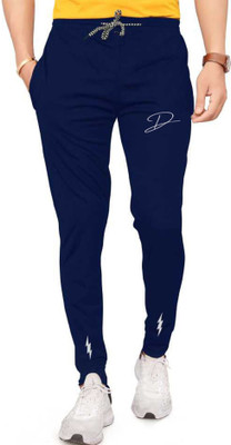 sonizeeed Printed Men Blue Track Pants