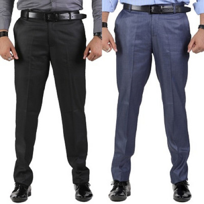SAM & JACK Relaxed Men Black, Blue Trousers