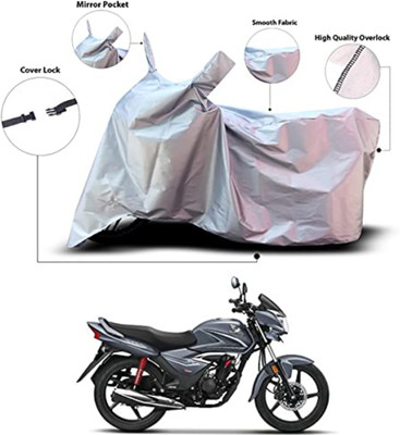 AUTOCAD Waterproof Two Wheeler Cover for Honda(SP 125, Silver)
