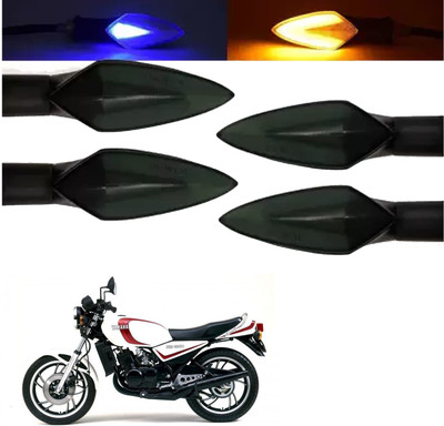 COMICAL Front, Rear LED Indicator Light for Yamaha RD 350(Blue, Yellow)