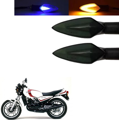 COMICAL Front, Rear LED Indicator Light for Yamaha RD 350(Blue, Yellow)