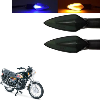 COMICAL Front, Rear LED Indicator Light for TVS Max 4R(Blue, Yellow)