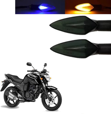 COMICAL Front, Rear LED Indicator Light for Yamaha FZ16(Blue, Yellow)