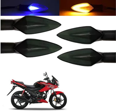 COMICAL Front, Rear LED Indicator Light for Honda CBF Stunner(Blue, Yellow)
