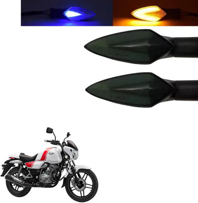 COMICAL Front, Rear LED Indicator Light for Bajaj Universal For Bike(Blue, Yellow)