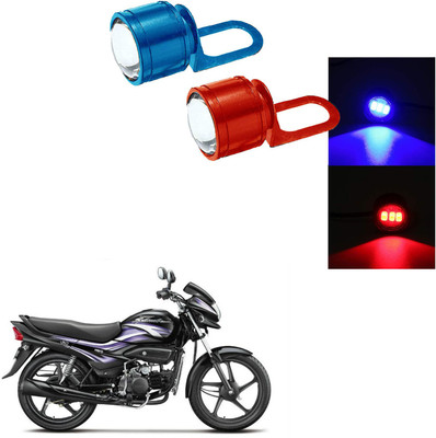 COMICAL Motorcycle Strobe Flasher Dual Blinking Led light 137 Parking Light Motorbike LED for Hero (12 V, 10 W)(Super Splendor, Pack of 2)