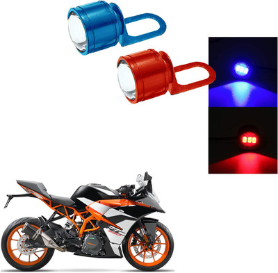 COMICAL Motorcycle Strobe Flasher Dual Blinking Led light 040 Parking Light Motorbike LED for KTM (12 V, 10 W)(RC 390, Pack of 2)