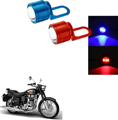 COMICAL Motorcycle Strobe Flasher Dual Blinking Led light 044 Parking Light Motorbike LED for Royal Enfield (12 V, 10 W)(Bullet 500, Pack of 2)