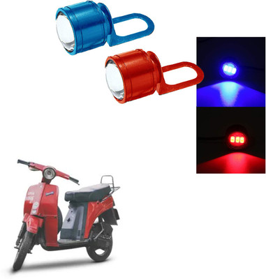 COMICAL Motorcycle Strobe Flasher Dual Blinking Led light 108 Parking Light Motorbike LED for Bajaj (12 V, 10 W)(Sunny, Pack of 2)