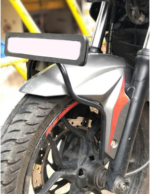 Sms traders Bajaj Pulsar NS200 Num Plate Clamp Bike Number Plate(Iron 22 cm  x  28 cm)