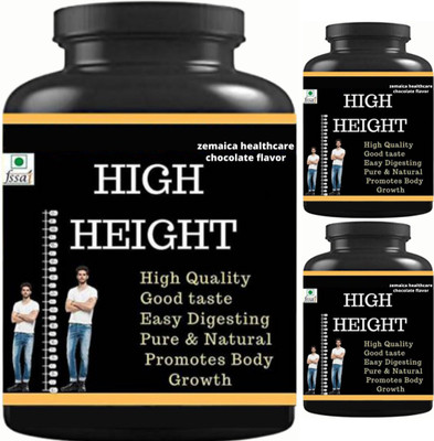 Zemaica Healthcare high height chocolate flavor height increaser pack of 3(3 x 0.1 kg)