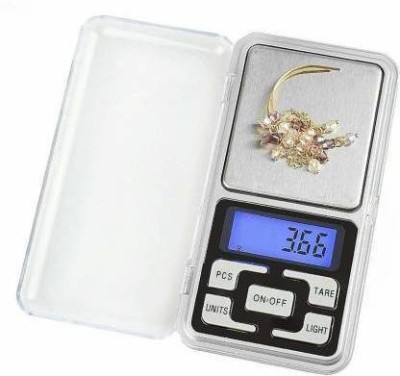 NIVAYO TM-1001-DIGITAL POCKET JEWELLERY WEIGHING SCALE ,HIGH QUALITY 200 G WEIGHING SCALE(SILVER) Weighing Scale(White, Silver, Multicolor)