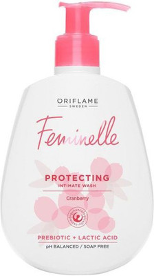 Oriflame Sweden Feminelle Protecting Intimate Wash Cranberry Intimate Gel Intimate Gel(300 ml)