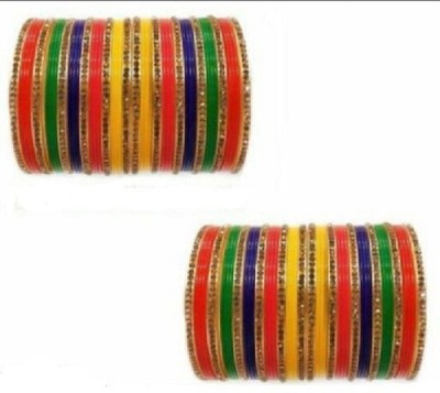 Soniaa Creation Plastic Bangle Set(Pack of 2)