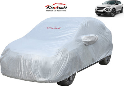 Kavach Car Cover For Tata Harrier (With Mirror Pockets)(Silver)