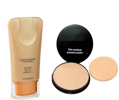 ADJD LIQUID LONG LASTING MATTE FINISH FOUNDATION & PRESSED COMPACT(2 Items in the set)