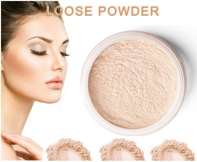 ADJD Powder Natural Glow & Ultra- Fine Translucent Waterproof Oil Control Loose Powder Compact(BEIGE, 12 g)