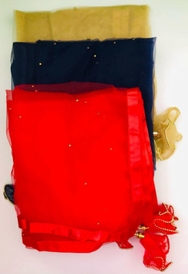 APNA KAPDA BAZAAR Net Self Design Women Dupatta