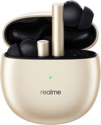 realme Buds Air 2 with Active Noise Cancellation (ANC) Bluetooth Headset(Closer Gold, True Wireless)