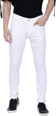 comfits Slim Men White Jeans