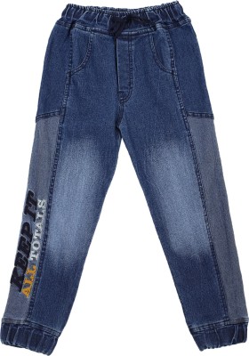 Cremlin Clothing Jogger Fit Boys Blue Jeans