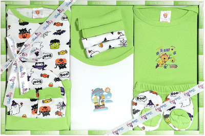 Baby Needs Baby Boys & Baby Girls Casual Bodysuit Sleepsuit(Green)