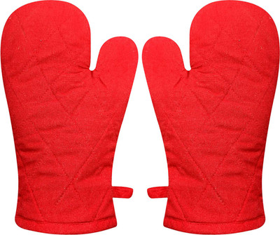 KUBER INDUSTRIES Red Cotton Kitchen Linen Set(Pack of 2)