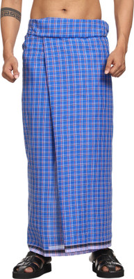 GOWRI TEX Checkered Multicolor Lungi