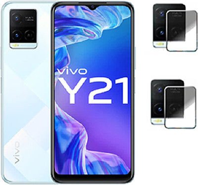 DAFFIN Back Camera Lens Glass Protector for VIVO Y21 lens .(Pack of: 2)