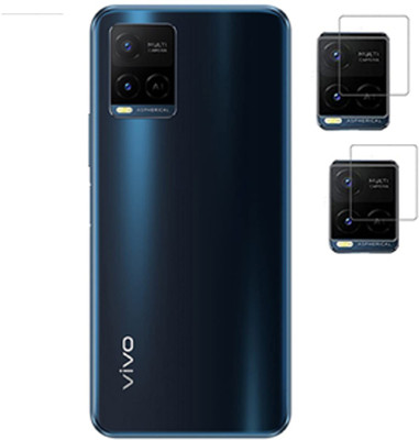DAFFIN Back Camera Lens Glass Protector for VIVO Y21 lens(Pack of: 2)
