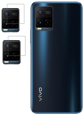 DAFFIN Back Camera Lens Glass Protector for VIVO Y21 lens(Pack of: 2)