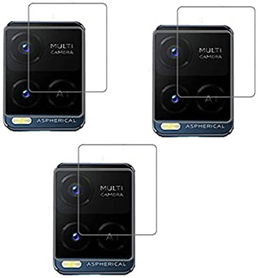 DAFFIN Back Camera Lens Glass Protector for VIVO Y21 lens(Pack of: 3)