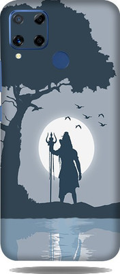 LAMHA Realme C15 Mobile Skin(Ultra Super Lord Shiva With High Matte Finish.)
