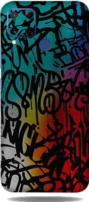 LAMHA Realme C15 Mobile Skin(Ultra Super Graffiti Text With High Matte Finish.)
