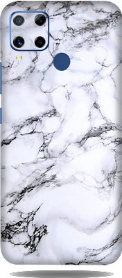LAMHA Realme C15 Mobile Skin(Ultra Super Marble With High Matte Finish.)