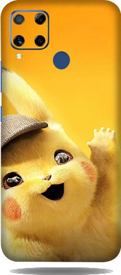 Jeeva Creation Realme C15, real me c15 Mobile Skin(Ultra Super Baby Pikachu Skin With High Matte Finish.)