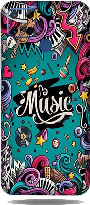 LAMHA Realme C15 Mobile Skin(Ultra Super Music Graffiti With High Matte Finish.)