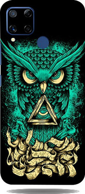BugguSkin Realme C15, relme C15 Mobile Skin(Ultra Super Angry Owl Skin With High Matte Finish., Mobile Skin (Back+Side+Camera))